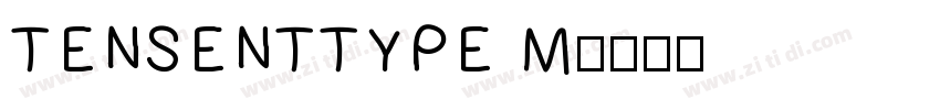 TENSENTTYPE M字体转换